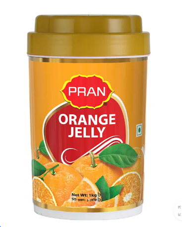 PRAN Orange jelly (900gm plastic jar)