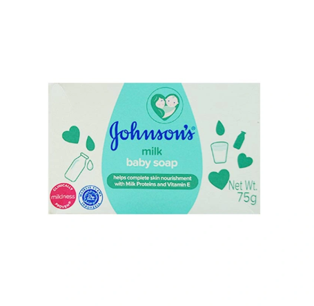 Johnson's Baby Milk Soap with Vitamin E 75g