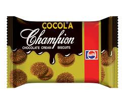 Cocola Champion Chocolate Cream Biscuit 65 gm