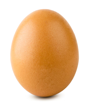 Egg ( red ) 1 pcs