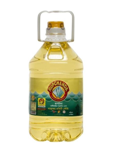 Rupchanda Fortified Soyabean Oil, Bottle, 3 Liter